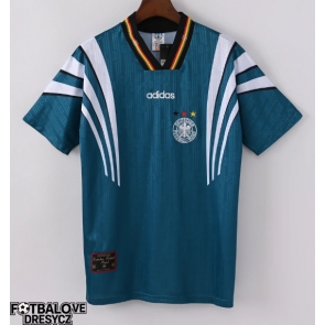 Německo 1996 Retro Venkovní Dres Krátký Rukáv Německo 1996 Retro Venkovní Dres Krátký Rukáv